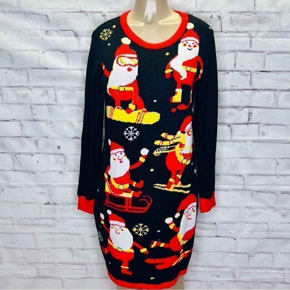 Santa sweater dress size XL